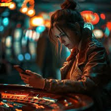 Pengguna mengakses solidplay99 melalui perangkat mobile dengan antarmuka intuitif